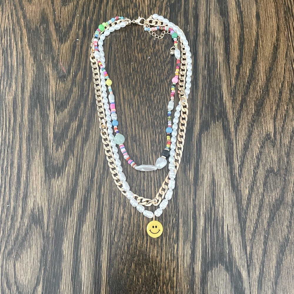 Preppy 3 strand necklace from Forever 21